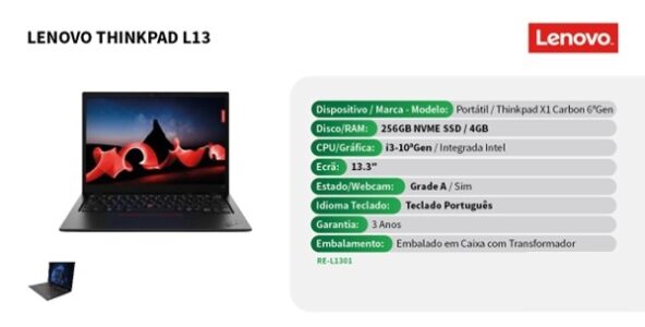 Lenovo Thinkpad L 13 – Destaque 28-02-2025