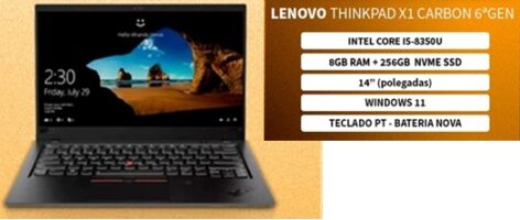 Lenovo THINKPAD X1 CARBON Destaque 07-05-2025